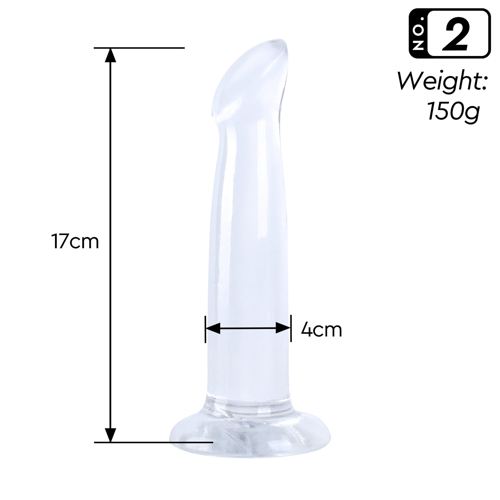  6.61 and 6.69 inches Unisex Anal Plug for Active Pleasure - 6.69 inches - image 2