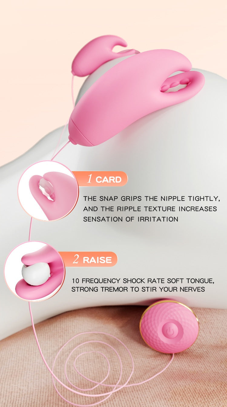 Ten-Speed Vibrating Puppy Nipple Clips - image 8