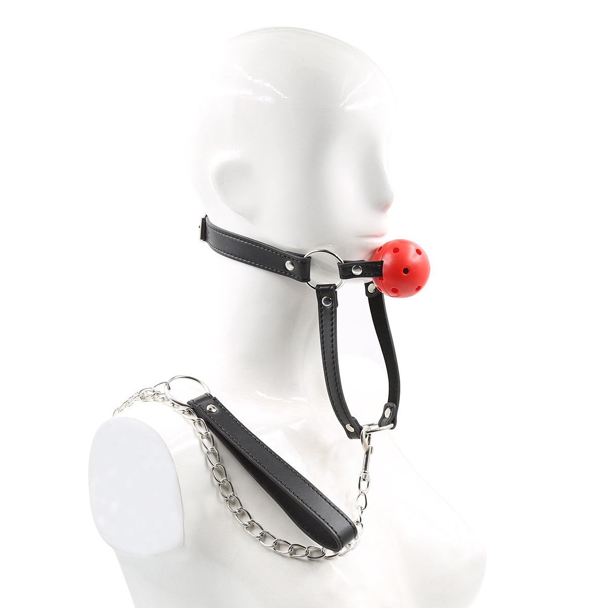 SM Mouth Gag with Leash - image 0