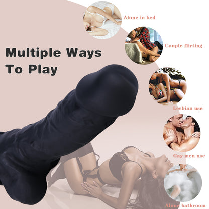 Realistic Veined Silicone Dildo - image 8