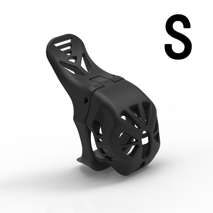 Swallow Tail Chastity Cage - B - Black - S - image 6
