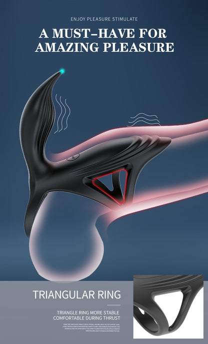 Dual-Stimulation Vibrating Penis Ring for Couples – APP-Controlled & Body-Safe - image 4