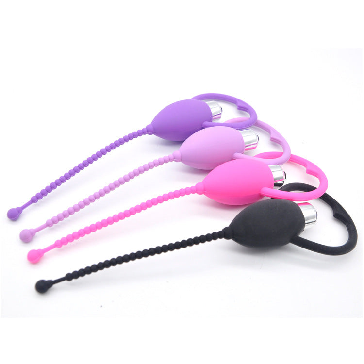 Quiver Vibrating Penis Plug E-stim Urethral Sound - Dark Purple - image 3