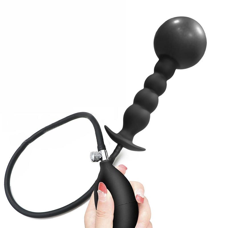 Inflatable Beaded Butt Anal Plug - image 3