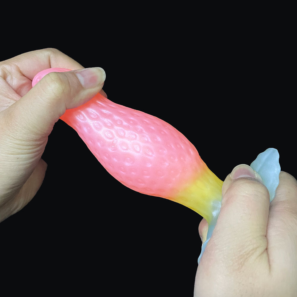 Strawberry Liquid Silicone Anal Plug - image 5