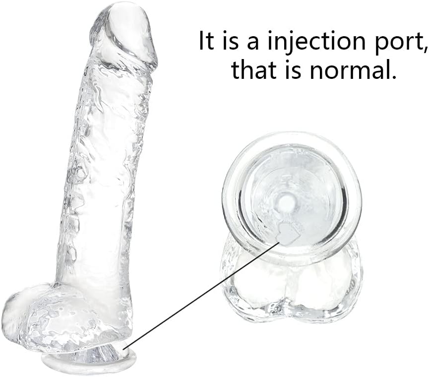 Small Realistic Clear 6 inch Cute Dildo with Suction Cup Dildo - image 2