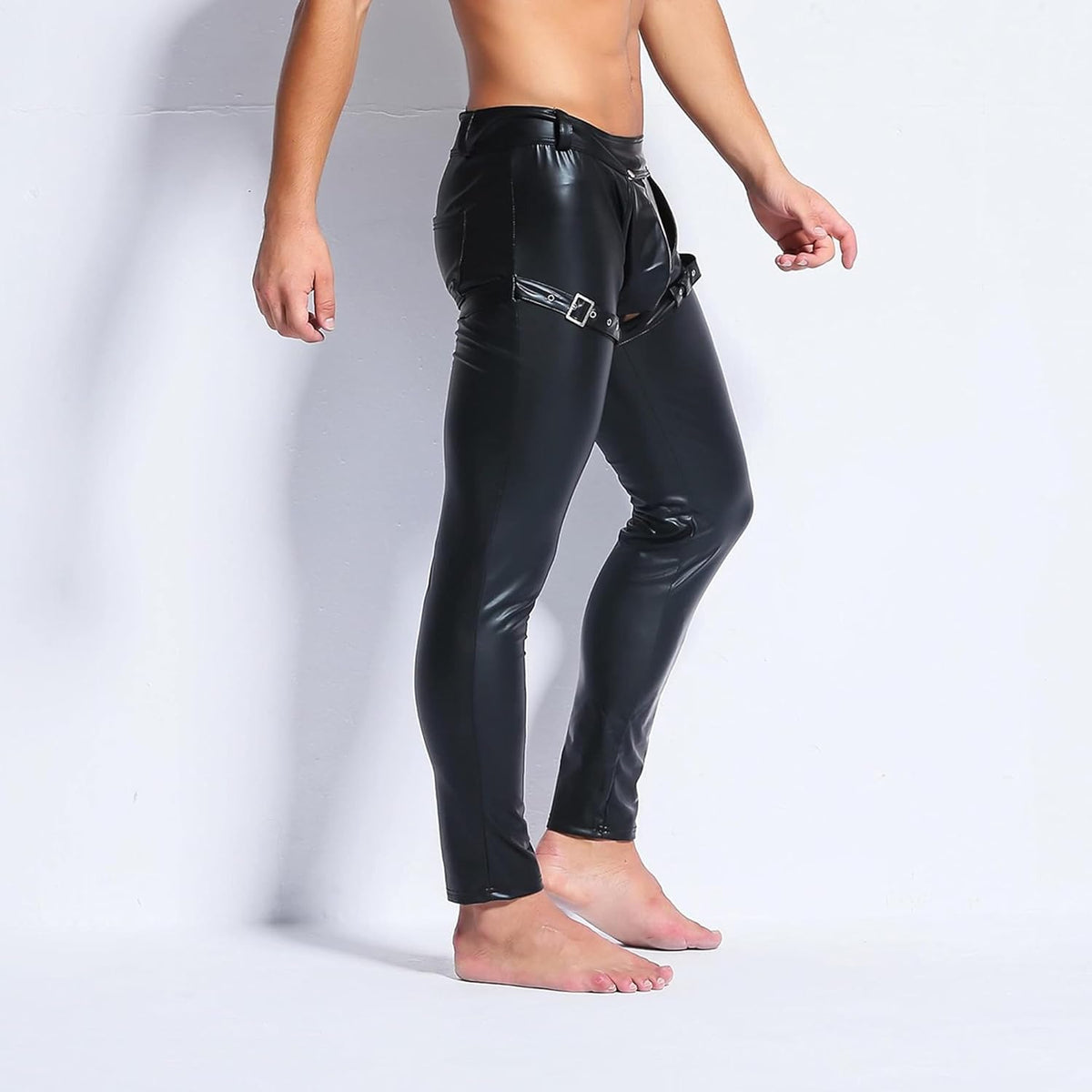 Men's Wetlook Leggings - image 3
