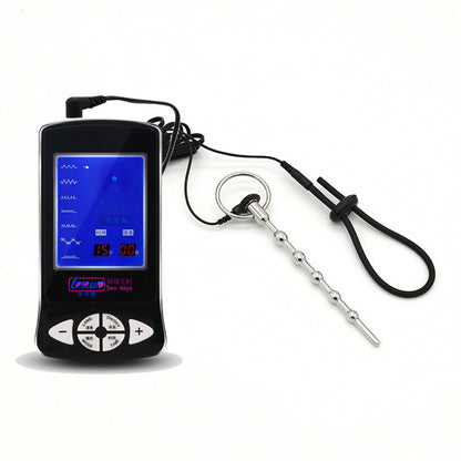 Urethral Stimulator & Conductive Ring Set - Silver - image 3