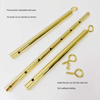 SM Restraints Golden Spreader Bar Handcuffs Shackles - image 3
