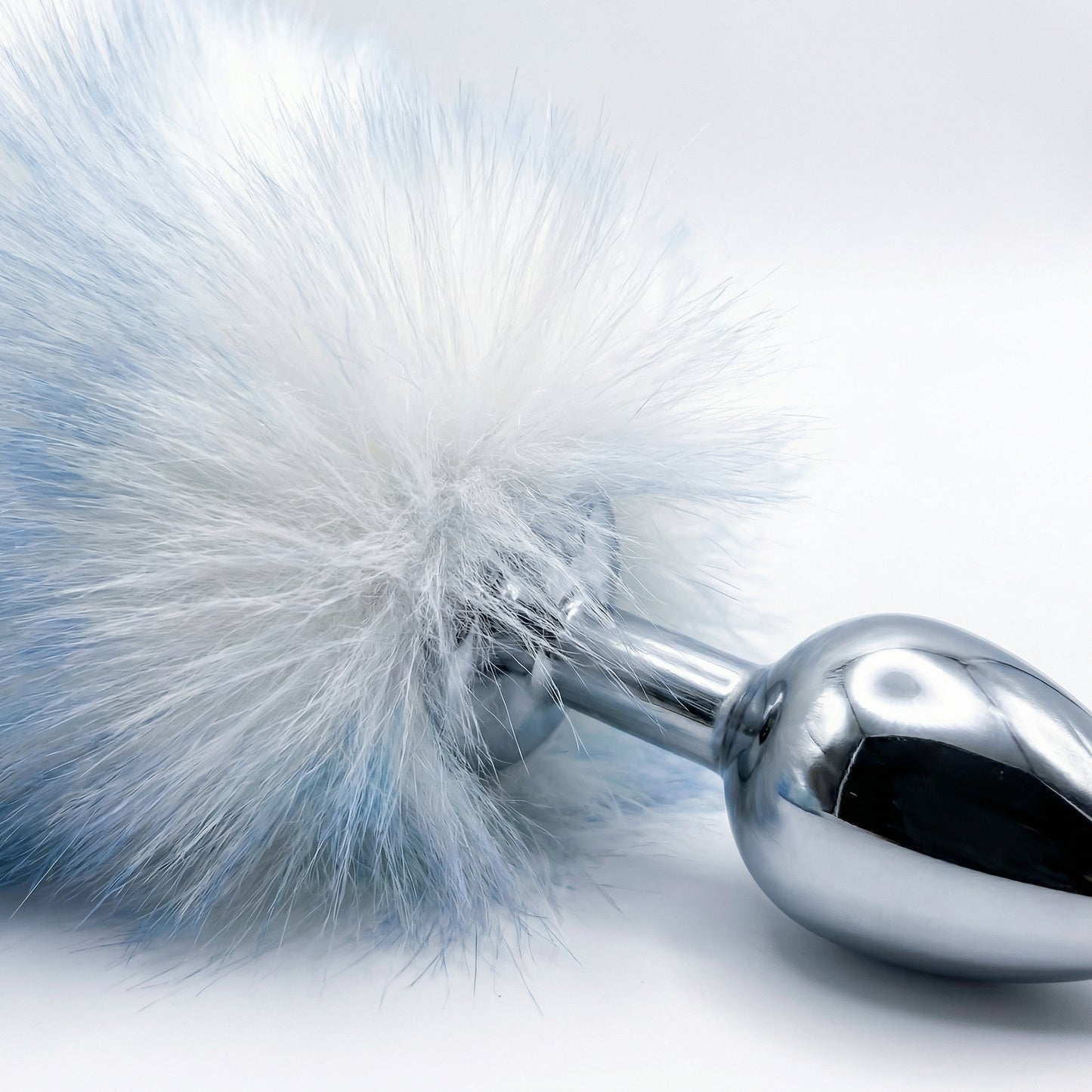 15.4'' Ice Blue Fox Tail Plug Set - image 3