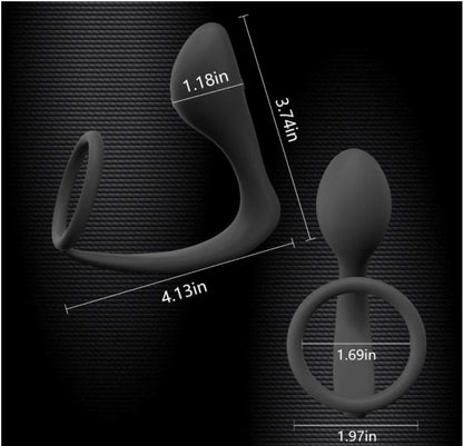 Silicone Butt Plug & Cock Ring Sex Life Enhancer - image 4