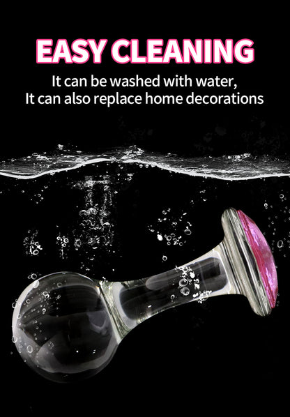 Crystalglow Glass Pleasure Anal Plug - image 17