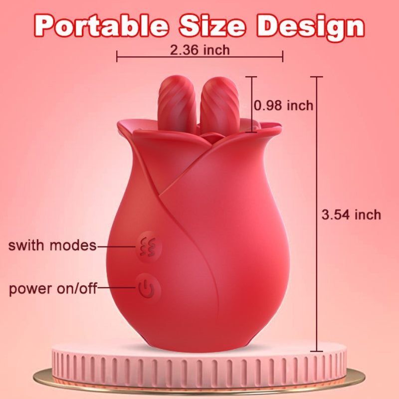 Double Tongue Lick Vibrator With 10 Frequency  - image 3