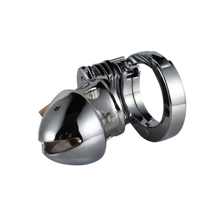 Metal Chastity Cage Prevent Cheating Quit Jerking Off Abstinence Device - image 6