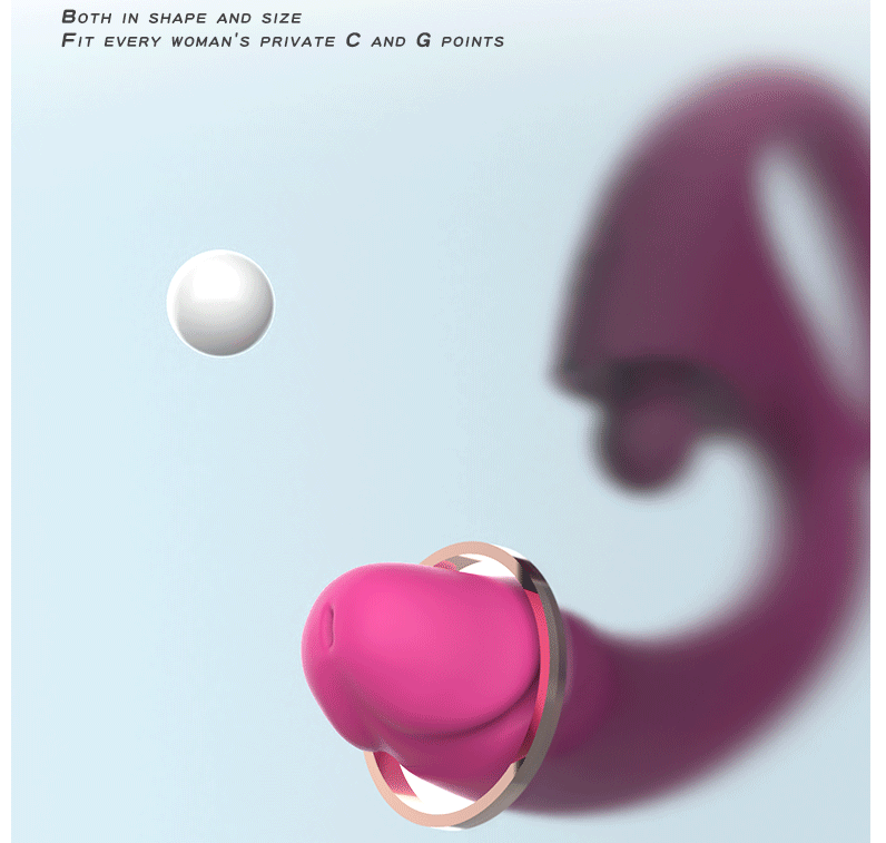 2 in 1 Dildo Vibrator Clitoral & G Spot Stimulation - image 3