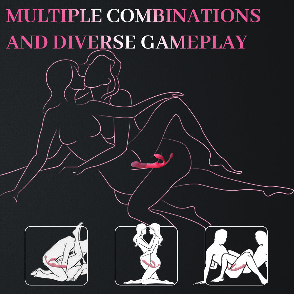 4 Vibration Parts Thrusting Rose Vibrator For Women with Remote - image 6