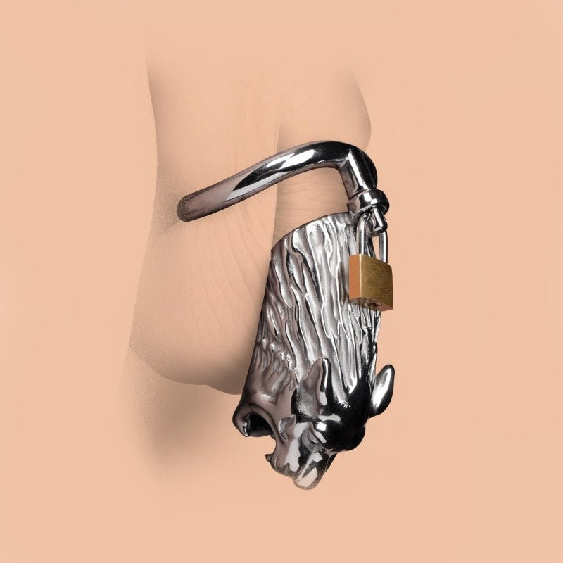 Tiger Head Chastity Cage - image 5