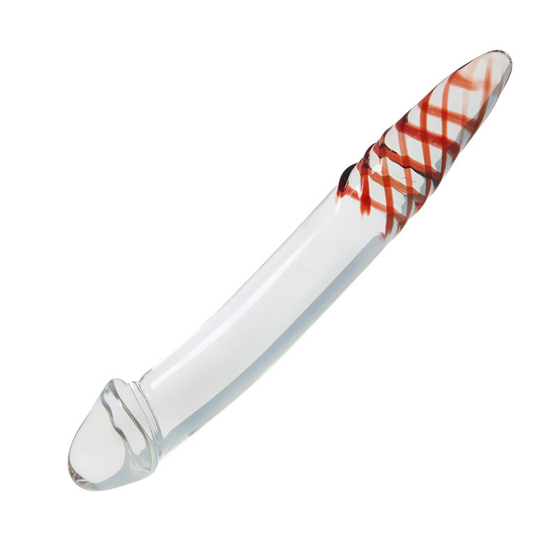 Elegant 9-Inch Glass Dildo with 1.5-Inch Diameter - image 2