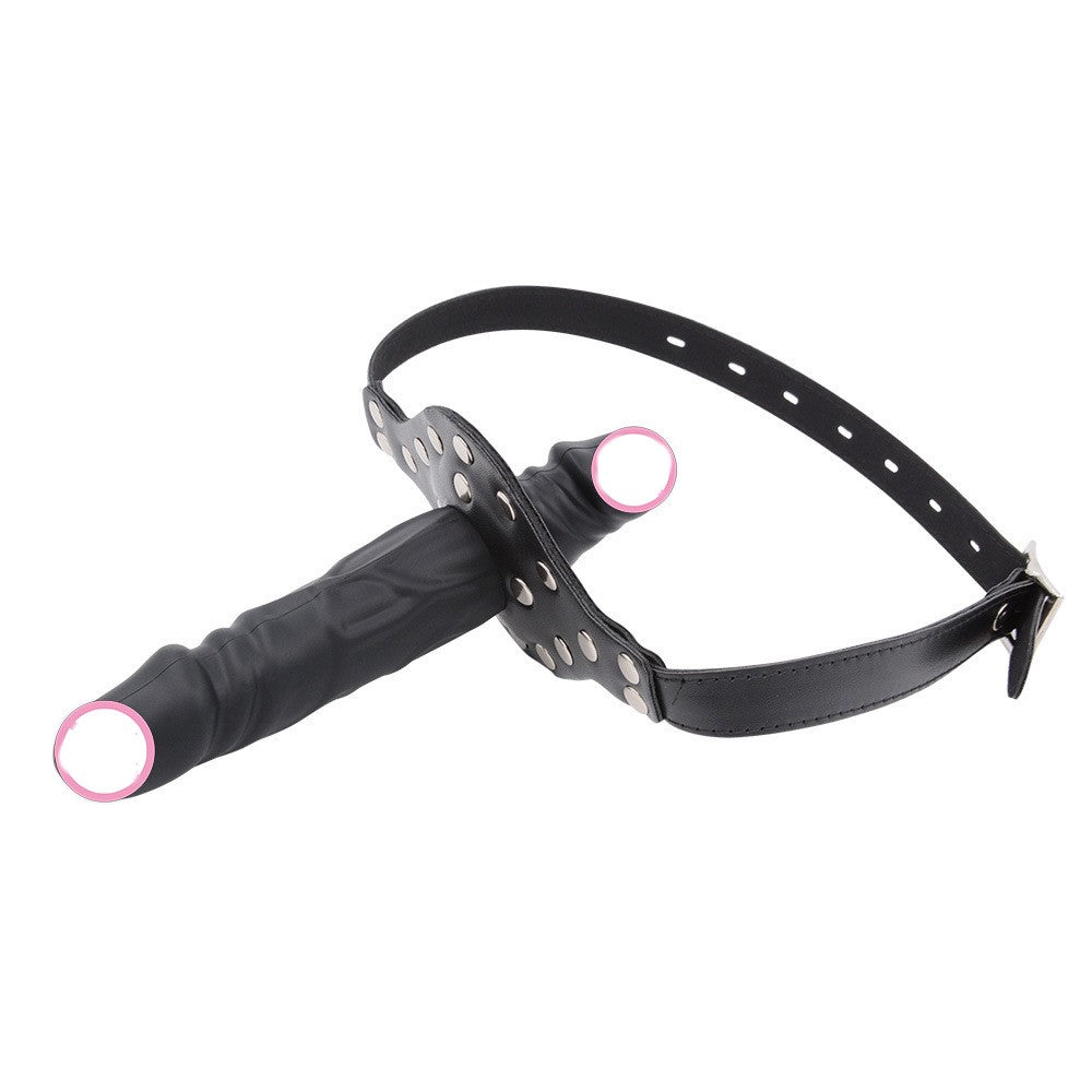 Ride Me Mouth Gag Strap-on Dildo - 13cm - image 3