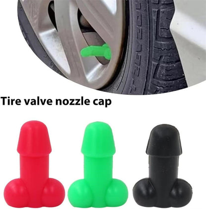 Tire Valve Nozzle Cap Luminous Valve  - Purple - image 2