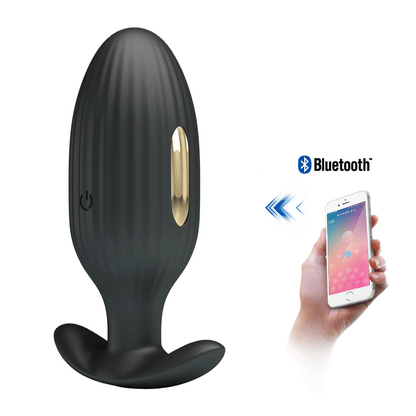PrettyLove Bluetooth APP Control Vibrating Shocking Butt Plug - image 3