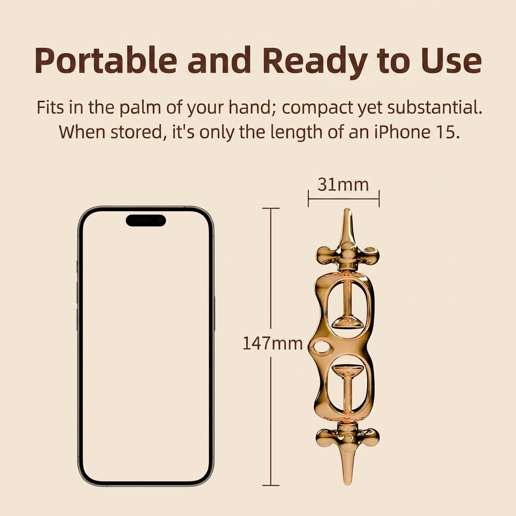 Adjustable Metal Thumb Cuffs - image 4