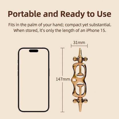 Adjustable Metal Thumb Cuffs - image 4