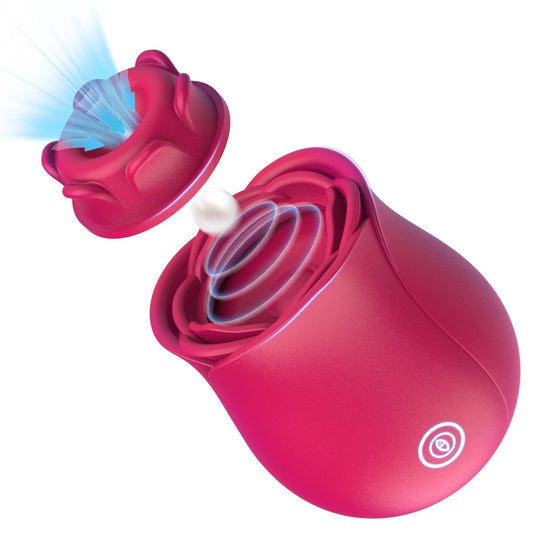 Clitoral Sucking & Slapping Vibrator – Rose Toy for Intense Pleasure - image 0