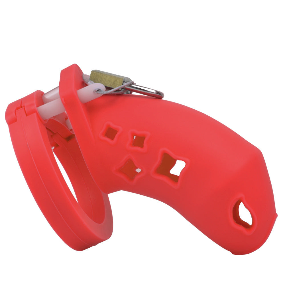 Stars Chic Chastity Cage - Red - image 2