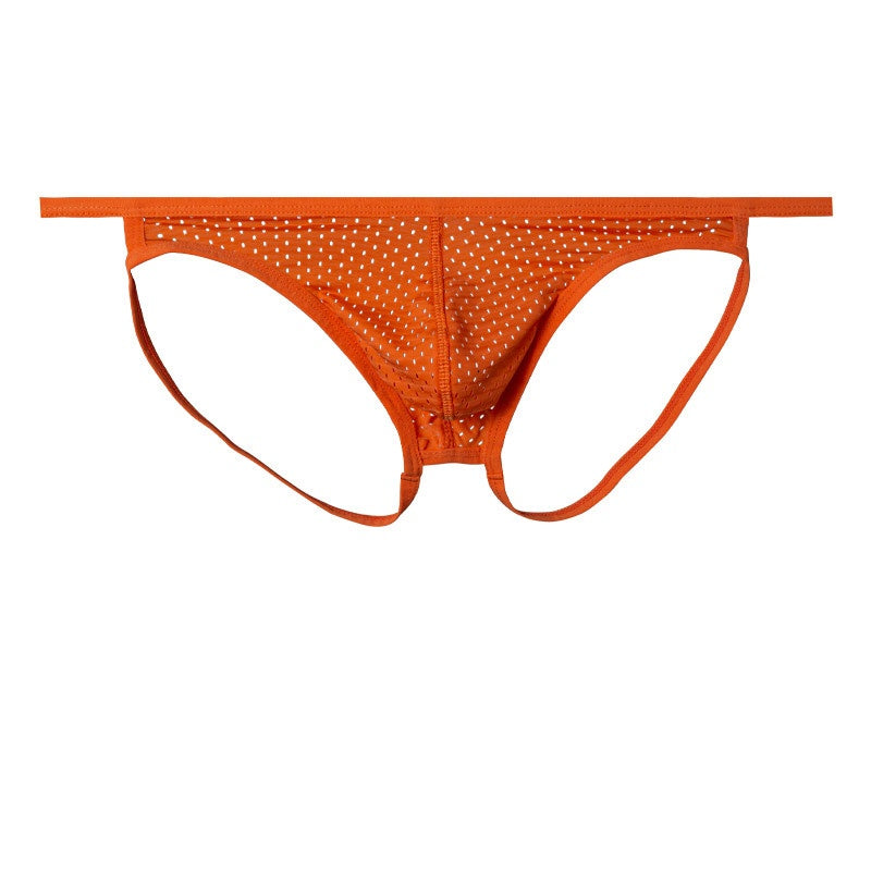 Brave Super Skinny Jockstrap - Orange - XXL - image 6