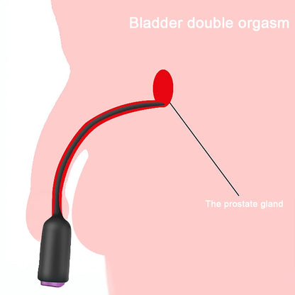 Vibrating Penis Plug Urethral Dilator Stimulate Ejaculation Delay Sounding - image 1