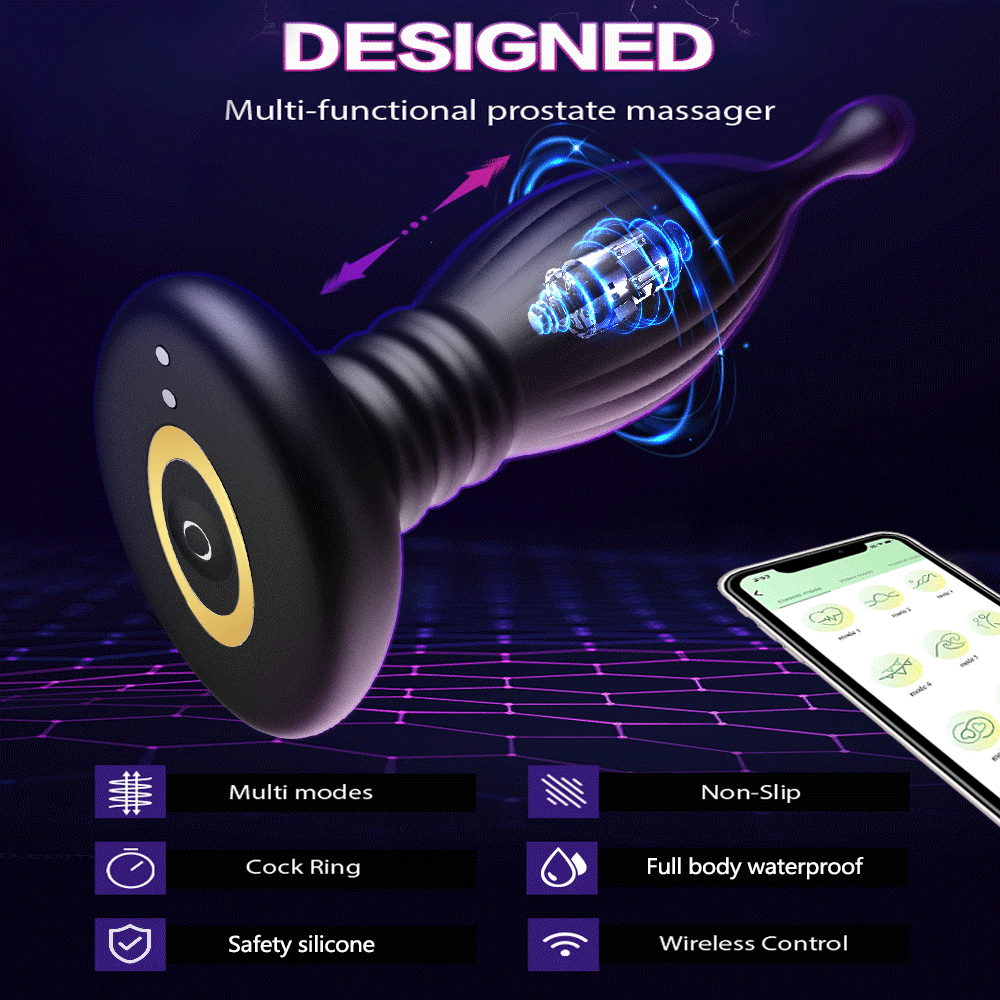 VelvetDrive – Silicone Anal Plug with App Control - image 6