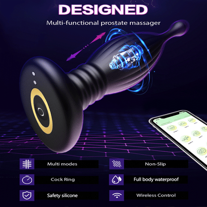 VelvetDrive – Silicone Anal Plug with App Control - image 6