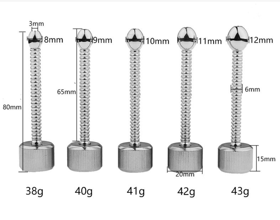 Dumbbell Shape Urethral Sound Hollow Penis Plug - image 3