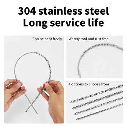 Beaded Stainless Steel Urethral Sound Kit for Men – 4 Styles & Multiple Sizes & Body-Safe Material - image 7
