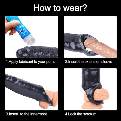 Mighty Penis Extender Sleeve with Ball Loop - image 20