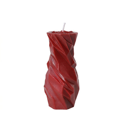 Geometric Sensual Candle – Low-Temperature - Red - image 4