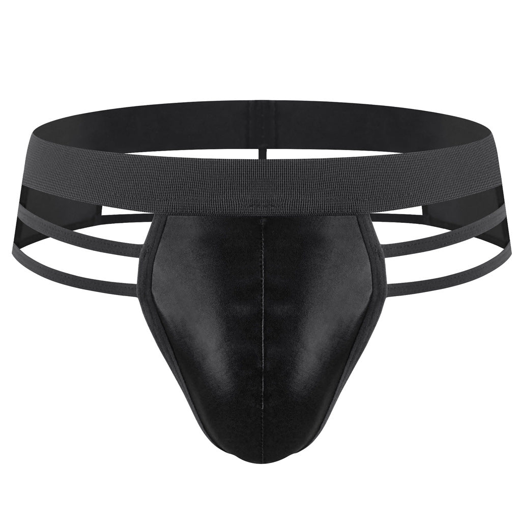 Sexy Men Underwear Thong Lingerie - Red/Black - Black - One size fits all - image 3