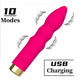 Anal Beads Vibrator – 10-Speed Silicone Massager for Prostate/G-Spot - C - Rose - image 24