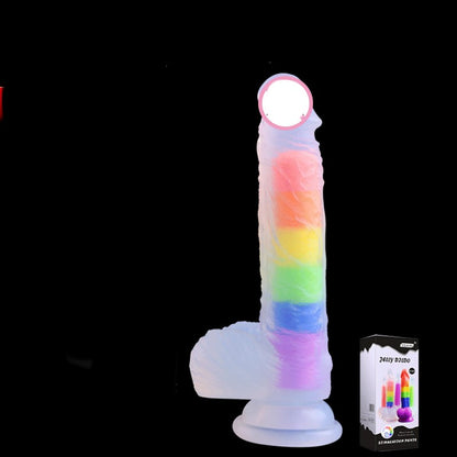 Rainnow Gel Dildo - Rainbow 2 - image 0