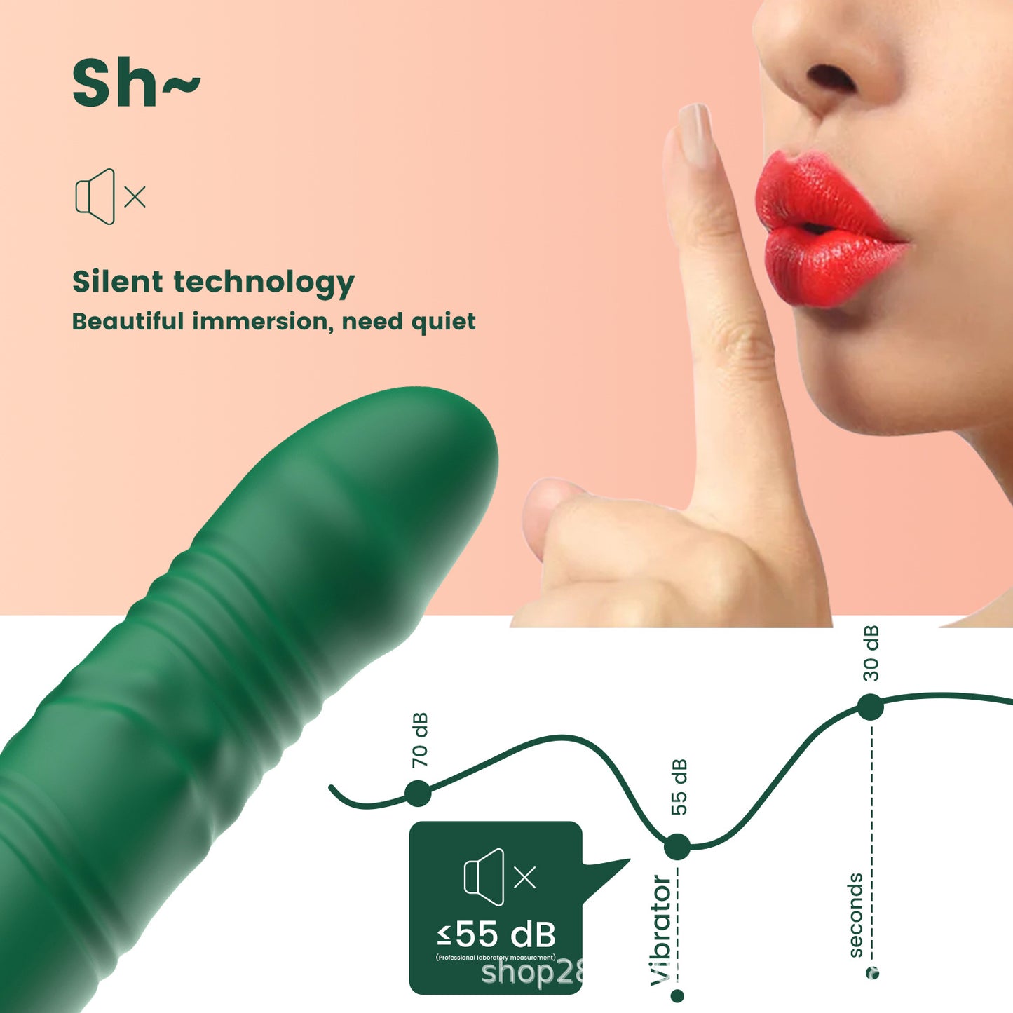 Thrusting Rotating Rabbit Vibrator Dildo G Spot Clit Massager  - image 5