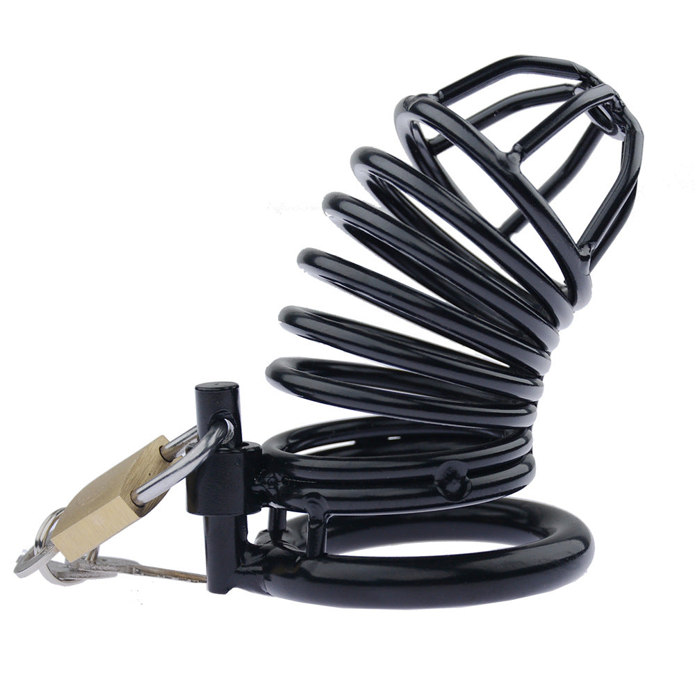 Dark Secret Chastity Cage Cock Cage - 3 Rings - image 2