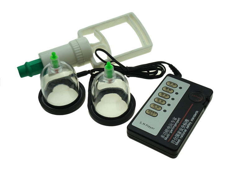 Erotic Suction Electro Nipple Clamps Set - A - image 0