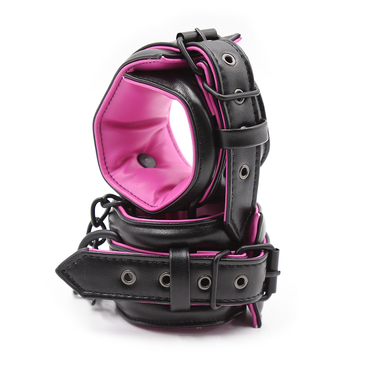 Leather Bondage Handcuffs Ankle Cuffs - image 1