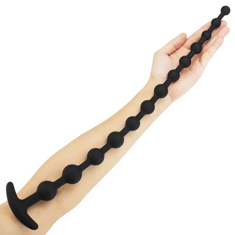 58cm Extra Long Butt Plug Pull Beads Anal Plug - image 2