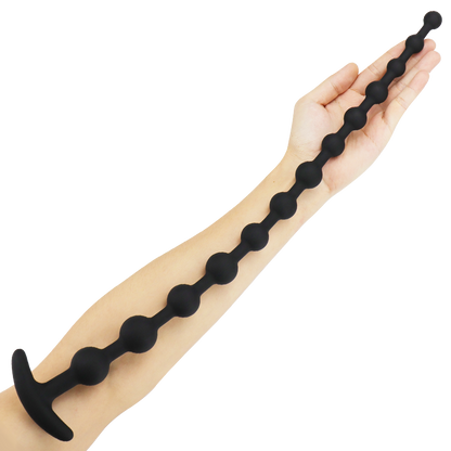 58cm Extra Long Butt Plug Pull Beads Anal Plug - image 2
