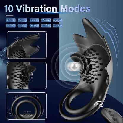 Starfish Vibrating Cock Ring – 360° Stimulation for Couples - image 3