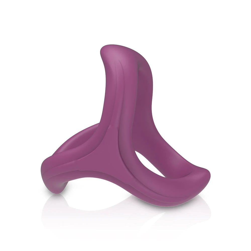 Men Cock Ring Ejaculation Delay - Purple - image 9