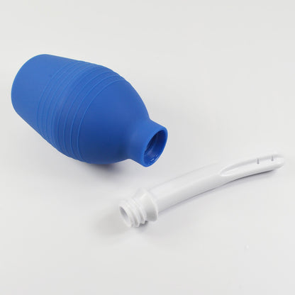 Silicone Enema Cleasing Douch - Blue - image 0
