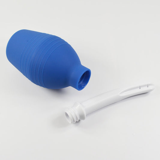 Silicone Enema Cleasing Douch - Blue - image 0
